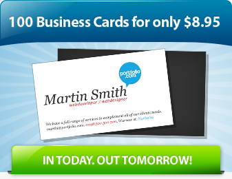 Standard Business Card Printing - Starting at only $8.95