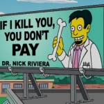 Dr. Nick Riviera billboard (The Simpsons)