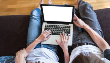 A marketer working with a social media influencer