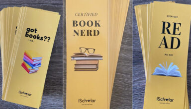 iScholar yellow bookmarks