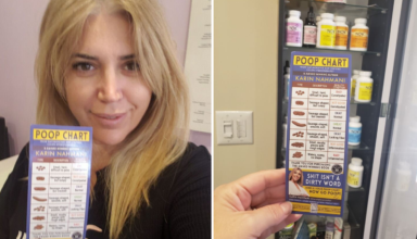 karin nahmani custom bookmarks poop chart