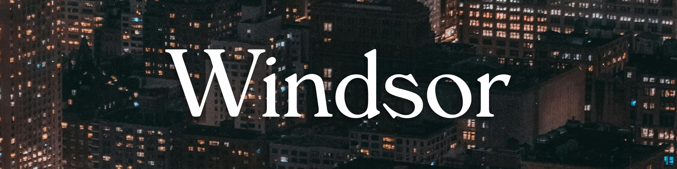 Windsor font