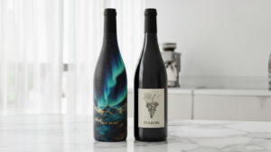 Decide whether you want a full wrap-around or a front-only label