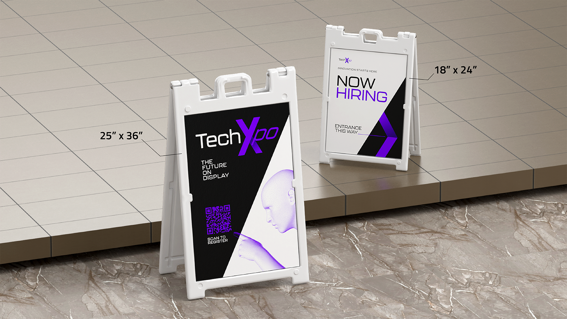 Standard A-Frame Sign Sizes