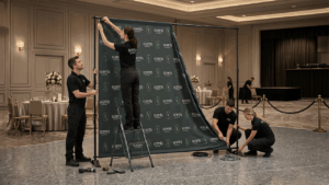 Step and Repeat Banner Size