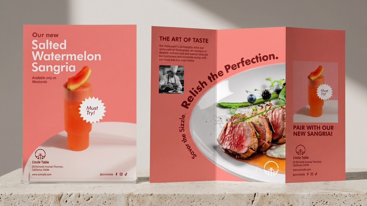 flyer vs brochure