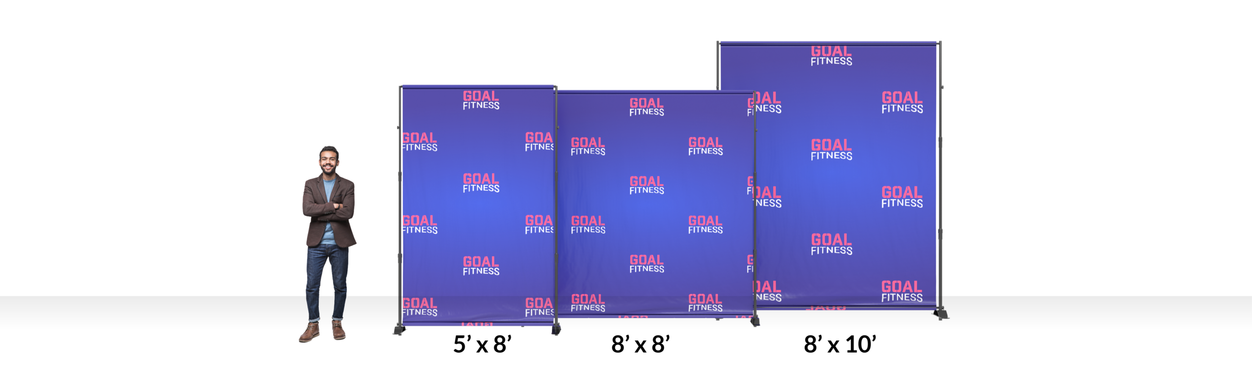 Step-and-Repeat Banner’s Standard Sizes