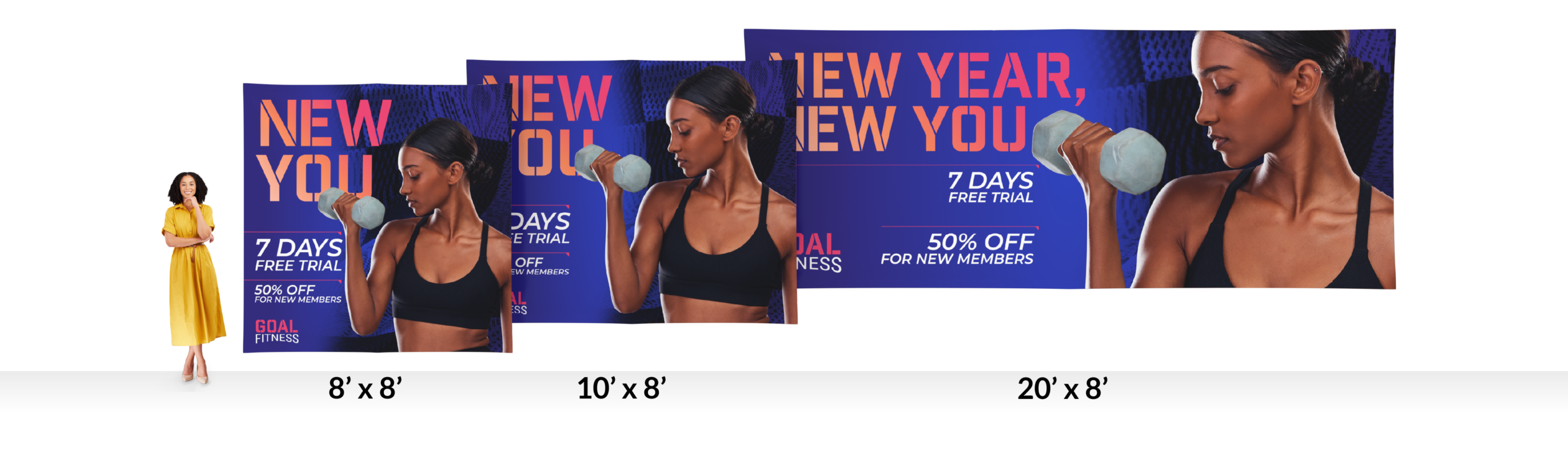 Trade Show Backdrop’s Standard Sizes