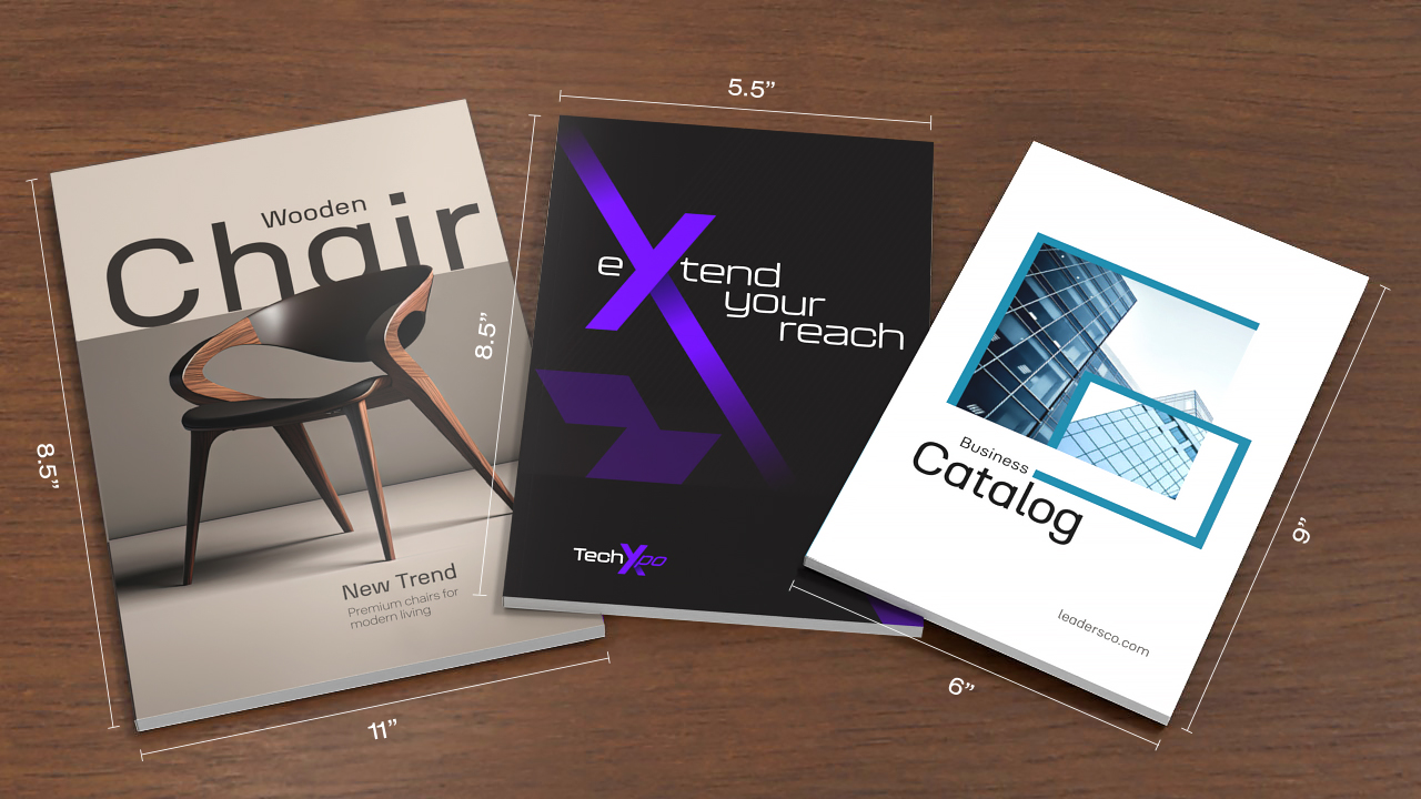 catalog sizes