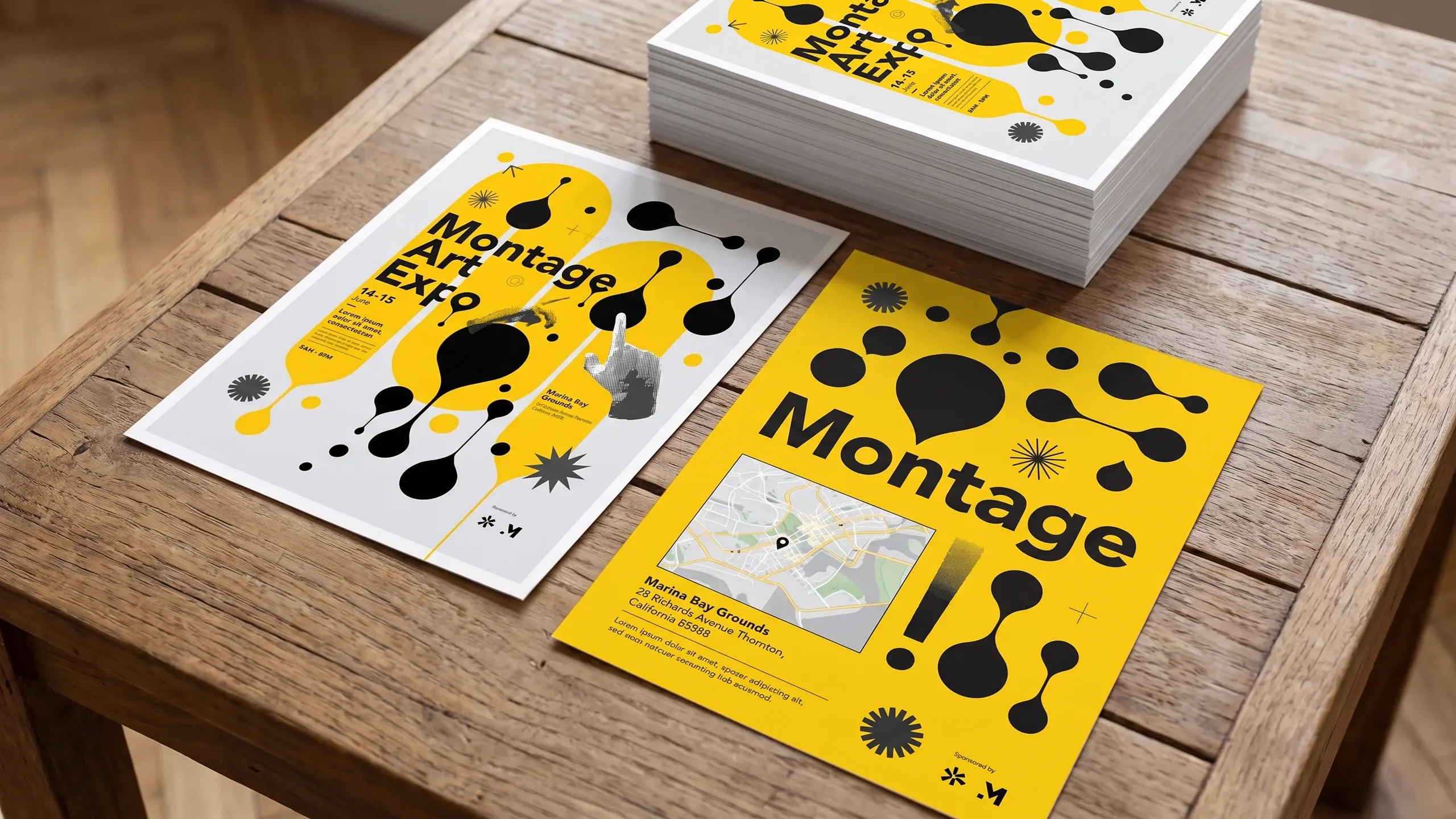 2 flyer side by side