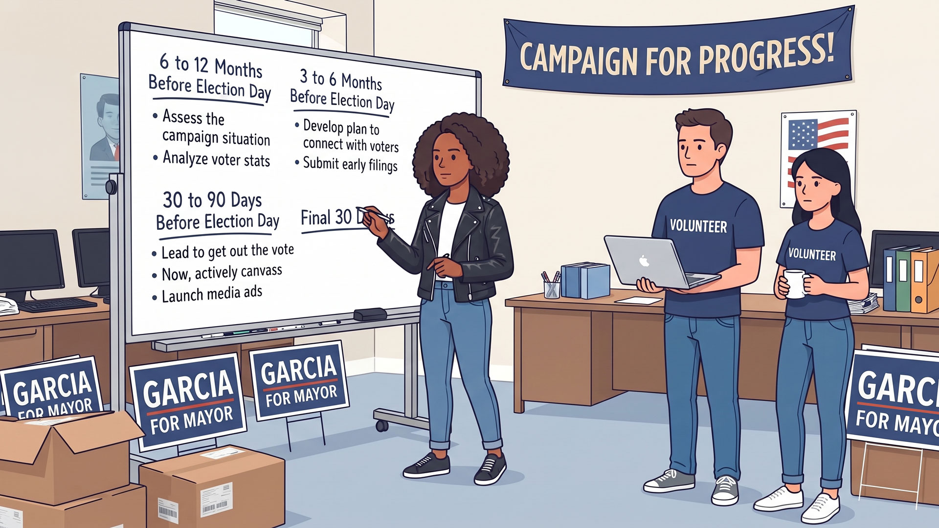 Formulating a Campaign Printing Timeline