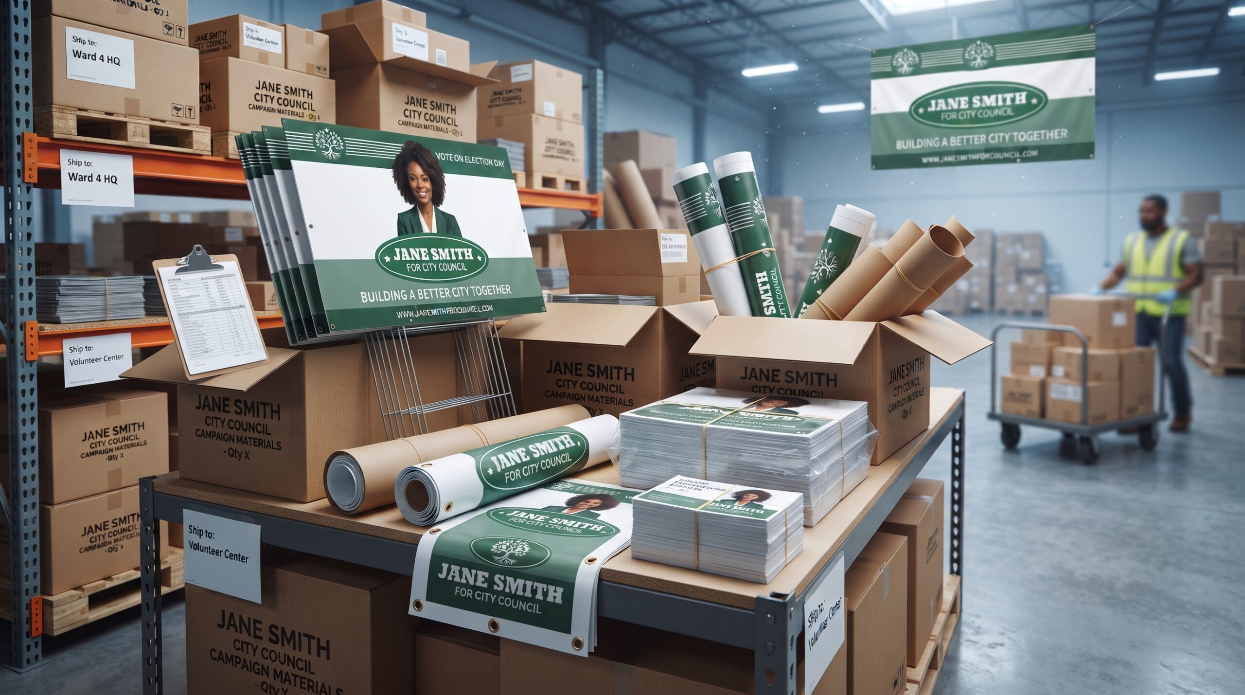 Political Campaign Branding by Product